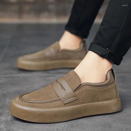 Casual Shoes Fashion Platform Men Spring Outdoor Soft-soled Comfortable Trendy Low-top Slip-on Walking For Women