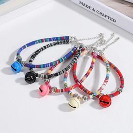 Dog Collars Personalized Cat Collar Pet Ethnic Wind Bell Puppy Necklace Adjustable Ring