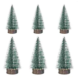 Christmas Decorations 10/15cm Mini Tree White Cedar Needle Desktop Window Ornament Xmas Year Decoration Navidad