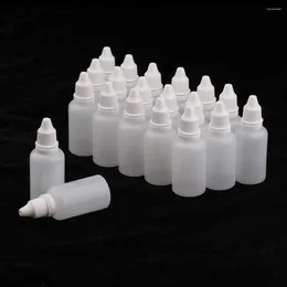 Storage Bottles 20Pcs 30ml Empty Dropper Eye Liquid Container Squeezable Refillable