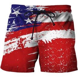 2023 Summer New Men's Beach 3D Stampato Shorts Casual Shorts Trend
