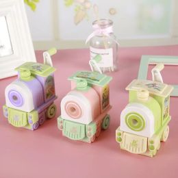 Sharpeners 2022 Creative Cute Cartoon Automatic Pencil Sharpener Students Learn Stationery Children's Pencil Sharpener Mechanical