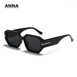 Sunglasses Fashion Shades Polaroid Women Men Retro Rectangle Gradient UV400