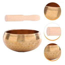 Bowls Music Bowl Yoga Meditation Rod Singing Wooden Stick Sound Copper Bar