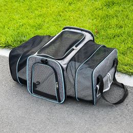 Cat Carriers Pet Portable Carrier Airline Approved Handbag Foldable Soft Edge Cage Inflatable Travel Bag Breathable Dog B