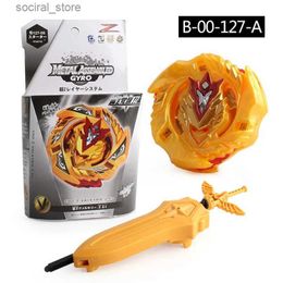 Spinning Top B-X TOUPIE BURST BEYBLADE SPINNING TOP 48 style Gold series All Models Launchers GT Toys Arena Metal God L240402