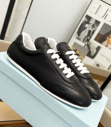 2024S/S Stylish Men Prax 01 Runner Sports Shoes Leather Sneakers Ivory Black Grey Light Rubber Sole Trainers Daily Skateboard Walking EU38-46 With Box