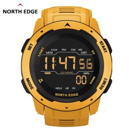 Supply North Edge Men Digital Sports Watches Dual Time Pedometer Calories Alarm Clock Waterproof 50m Military Wristwatch Reloj Hombre