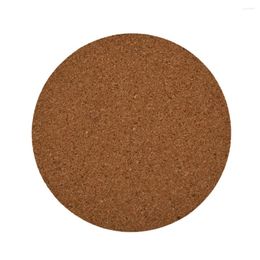 Table Mats 10cm Cork Coasters Anti-Slip Backing DIY For Sheets Wood Color 60 Pieces High Quality