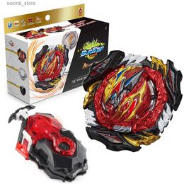 Spinning Top Be Burst B-197 Divine Belial Metal Spinning Toy Battle Top with LR String Launcher L240402