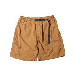 Men Womens Beach Shorts With Mesh Breathable Pants Summer Khaki Grey Color