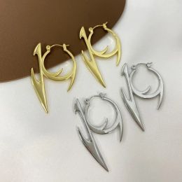 Earrings LONDANY earrings European and American minority Punk Gothic Personalised throwing knife shape earrings Jewellery