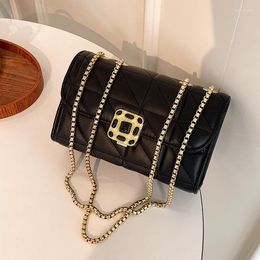 Shoulder Bags Bag 2024 Female Chain Messenger Underarm Dual-use Square Width: 21cm