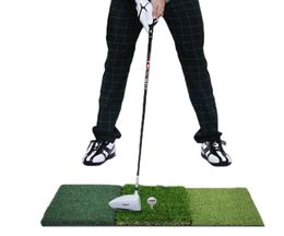 Backyard Golf Mat 9040cm Durable Residential Training Hitting Pad Practise Rubber Tee Holder Indoor Outdoor Golf Training Aid5793335
