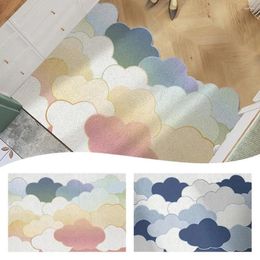 Carpets Cloud Doormat Entrance Hallway PVC Non-Slip Floor Door Mat Absorbent Bedroom Toilet Cuttable Foot Pad Home Decoration Accessory