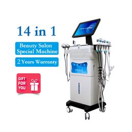 15 in 1 hydra beauty OEM ODM multifunction Beauty Salon Equipment Hydra Facial Machine Microdermabrasion Machine skin analyzer