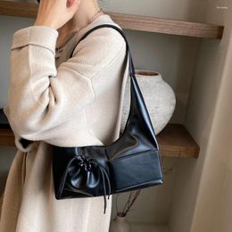 Shoulder Bags Stylish Casual Clutch Purse PU Leather Small Tote Bag With Zipper Closure Multi Pockets And Mirror Half Moon For Women