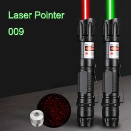 Pointers Green Laser Pointer 009 Strong Visible Beam Laser Torch Powerful Red Dot 10000m Focusable For Outdoor Camping Hiking hunting