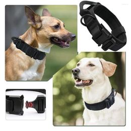 Dog Collars Adjustable Tactical Collar Nylon Made Scratch-proof And Odorless Walking Effortless Leash