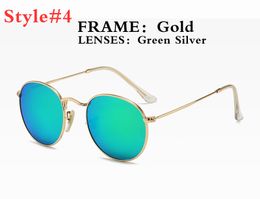 Designer Men Women Sunglasses 3447 Glasses Luxury Black Frame Metallic Polarised UV400 Glass Lens Sunglasses Premium Edition with Box LRL0