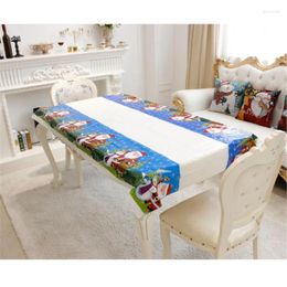 Table Cloth 2024 Christmas Tablecloth Dust-Proof Thanksgiving Cover Decoration Home Party Year Xmas Decor