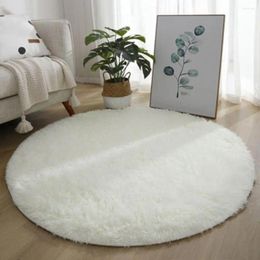 Carpets Girls Room Carpet Safe Polyester Rug Super Soft Luxury Round Fluffy Area Rugs For Bedroom Nursery Plush Children