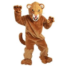 High Quality Mountain Lions Mascot Costumes high quality Cartoon Character Outfit Suit Carnival Adults Size Halloween Christmas Party Carnival Party