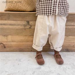 Trousers 2022 childrens clothing autumn new Korean autumn pants har pants girls autumn and winter childrens pants L46