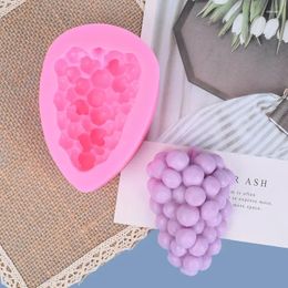 Baking Moulds Grape Fondant Silicone Mould Three-dimensional Fruit Modelling Cake Mould 15089
