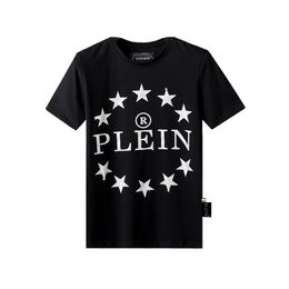 PLEIN BEAR T SHIRT Mens Designer Tshirts Brand Clothing Rhinestone PP Skulls Men T-SHIRT ROUND NECK SS SKULL Hip Hop Tshirt Top Tees 16908