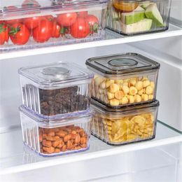 Storage Bottles Safe And Non-toxic Refrigerator Box Convenient Fresh-keeping Durable Moisture-proof For Freezing