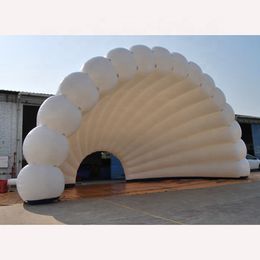 Attractive 8mWx5mDx4mH (26x16.5x13.2ft) giant igloo dome inflatable tent with led and blower for outdoor parties or events