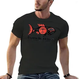 Men's Tank Tops Chinook Nation Tribal Logo Distressed Print T-Shirt Kawaii Clothes Anime Mens Graphic T-shirts Funny