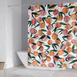 Shower Curtains Easy-to-Install Curtain Modern For Stylish Bathroom Easy To Install Peach