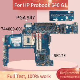 Motherboard 744009001 744009501 For HP Probook 640 G1 Laptop Motherboard 6050A2566302 SR17C DDR3 Notebook Mainboard