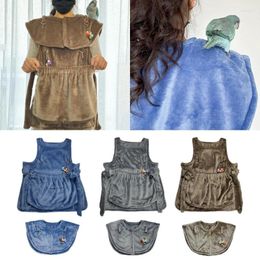 Other Bird Supplies Multi-Functional Pet Shoulder Pad Diaper Pocket Apron For Small Parakeets