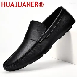 Casual Shoes Genuine Leather Spring Autumn Men Cow Trend Versatile Soft Sole Simple Loafers Moccasins