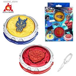 Spinning Top Infinity Nado 6 Starter Nado Pack - Fury Wave Dragon vs Blazing War Bear OR Gold Warrior Phoenix vs Lightning Leopard Metal Ring L240402