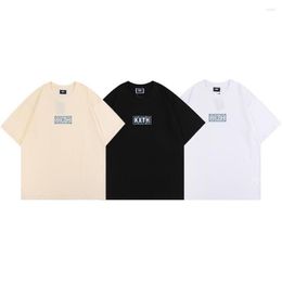 Men'S T-Shirts Mens T Shirts Designer Shirt Cotton Tees Short Sleeve Outdoor O-Neck Tile Box Print Top Drop Delivery Apparel Clothing Dhe79