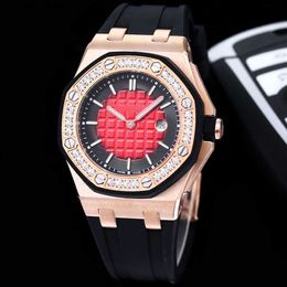 Wristwatches Grande Tapisserie Pattern Ladies 37mm Rose Gold Diamond Swiss Quartz Sapphire Crystal Luxury Womens Wrist 3 Colors Luminescent Hands L46