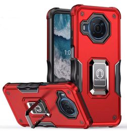 Armor Magnetic Cases For Nokia X100 Case Silicon Ring Gel Skin 360 Protection Kickstand Hard Car Holder Cover6679510