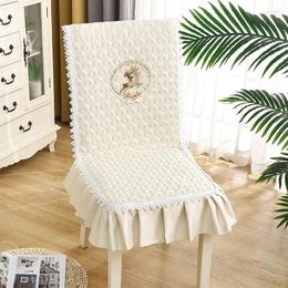 Chair Covers High Quality One-piece Cover Anti-skid Universal Cushion Modern Dining Thickened Simple Home Decorration