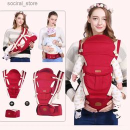 Carriers Slings Backpacks New Non-slip Ergonomic 3 In 1 Baby Carrier Infant Baby Hipseat Carrier Front Facing Kangaroo Baby Wrap Sling for 0-48 Month L45