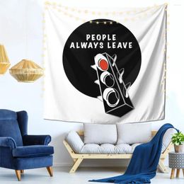 Tapestries People Always Leave Wall Decor Tapestry With Barb Clips Decorative Holiday Gift Polyester Delicate