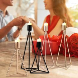 Candle Holders Nordic Style Candelabra Holder Geometric Candlestick Romantic Wedding Event Stand Home Party Decoration