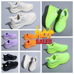 New Versatile and Breathable Couple Sports Shoes Candy Color Black Lightweight Flat Running Shoes for Men and Women