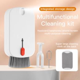 5 في 1 مجموعة Computer Cleaning Kit متعددة الوظيفية قاذف بطاقات لوحة مفاتيح Bluetooth Cleaning Brush