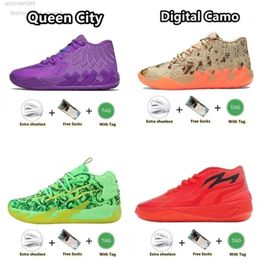 Designer With Shoe Box Ball lamelos 1 BM01 02 03 Basketball Shoes Rick And Morty Rock Ridge Red Queen Not From Here Lo Ufo Buzz City Black 2024