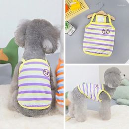 Dog Apparel Pet Clothes Puppy Vest Striped Suspenders Casual