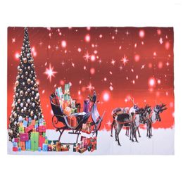 Tapestries Wall Art Tapestry Decorative Hanging Festival Polyester Fiber Christmas Colorful For Decoration Background